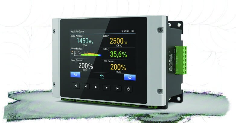 PV-Genset hybrid control panel