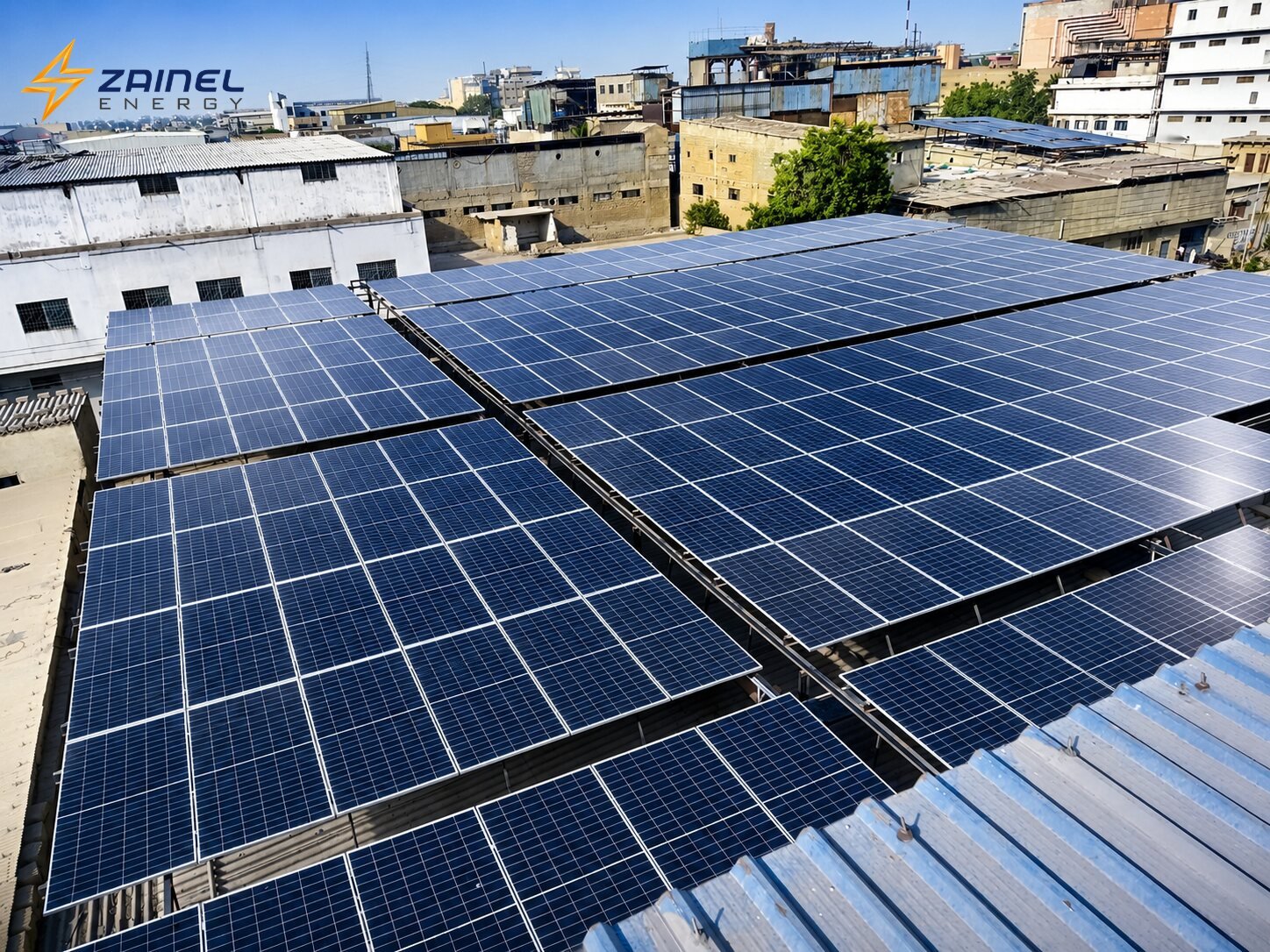 Hassan Fabrics 152kW industrial solar installation